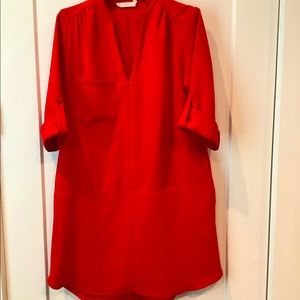LUSH, Red shift dress, mini